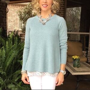 NWT CAbi Swing Sweater Blue Sky XS #5133
